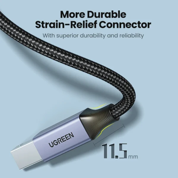 Ugreen USB C to USB Type B 2.0 Cable for New MacBook Pro HP Canon Brother Epson Dell Samsung Printer Type C Printer Scanner Cord - Image 4