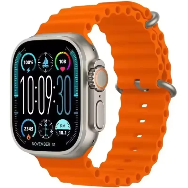 Original HK10 Ultra 3 MAX Smart Watch 4GB ROM AI ROBOT Network Sharing AMOLED NFC Compass GPS Smartwatch for ISO Android - Image 10