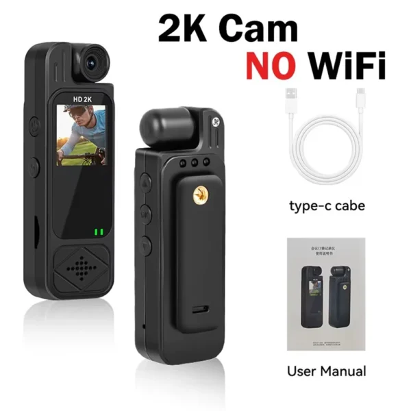 HD 2K Camera HD 2K Camera Portable Digital Video Recorder Infrared Night Vision DV Miniature Camcorde Motion Detection Camera - Image 7