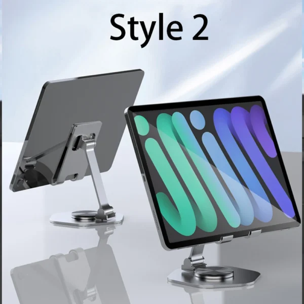 360° Rotate Metal Desk Mobile Phone Holder Stand For iPhone Xiaomi iPad Adjustable Desktop Tablet Table Cell Phone Stand - Image 6