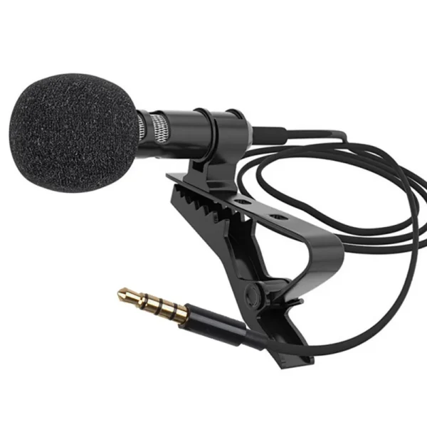 1.5M Mini Lavalier Microphone 3.5MM 6.5MM Lapel Mic Condenser Microphone 2 M Extension Cable Adapter for Camera Computer - Image 12