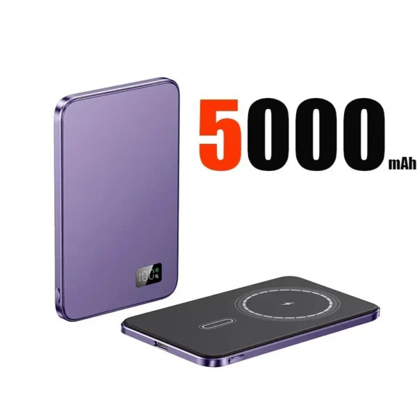 PD25W Thin Magnetic Wireless PowerBank 10000mAh Fast Charging Portable  Mobile Phone External Battery for IPhone Samsung Xiaomi - Image 7