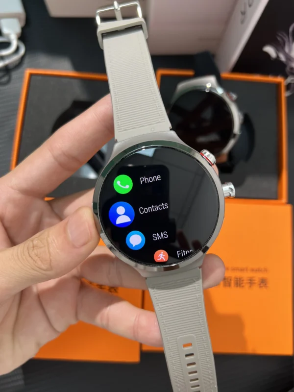 Smartwatch With 1.98 inch Amoled large Screen 210° Rotating Camera GPS Position Health monitoring Android 13.0 Smart Watch Men - Image 3