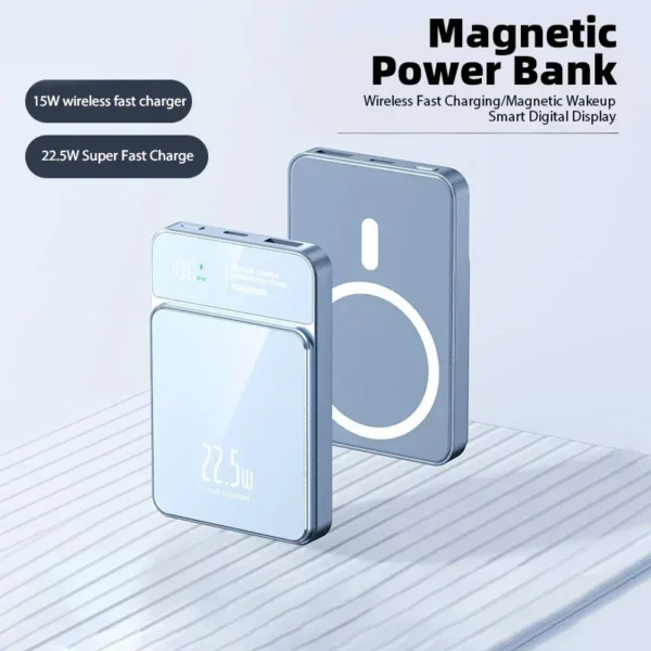 Xiaomi 20000mAh Power Bank 22.5W Magnetic Qi Wireless Charger Magsafe Super Fast Charging Powerbank for IPhone Samsung Huawei - Image 4