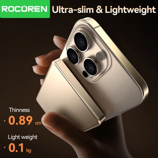 Rocoren 10000mAh Magnetic PowerBank Fast Charging 5000mAh Power Bank Portable Wireless Charger Battery For iPhone 16 15 Pro Max - Image 2