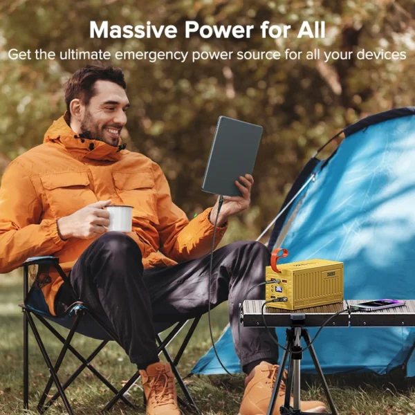 QOOVI 60000mAh Power Bank 22.5W PD QC 3.0 Charger Powerbank Large Battery Capacity Power Station Fast Charging For iPhone Xiaomi - Image 4