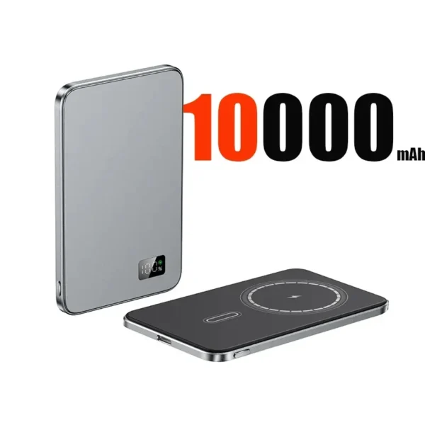 PD25W Thin Magnetic Wireless PowerBank 10000mAh Fast Charging Portable  Mobile Phone External Battery for IPhone Samsung Xiaomi - Image 13