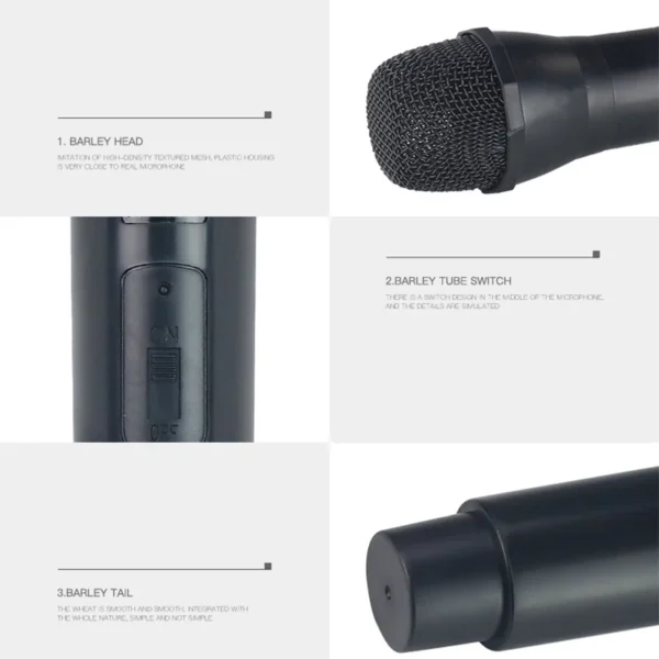 1PC Fake Prop Microphone Props Artificial Microphone Prop Kids Microphone Toy - Image 3