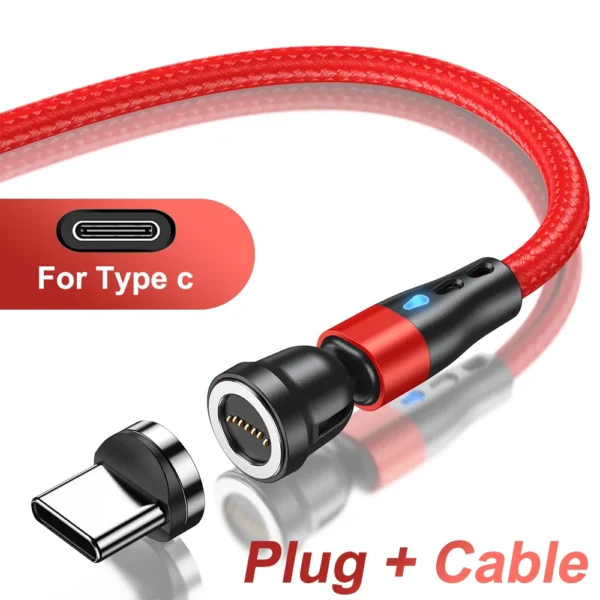 AUFU 5A Magnetic Fast Charging Cable USB Type C Cable For iPhone 15 Samsung Huawei Xiaomi Magnet Charger Wire Cord USB Cable 2M - Image 20