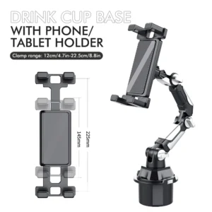 Car Cup Holder Car in-car Water Cup Holder Long Joint Position Mobile Phone tablet Computer Universal Car Bracket