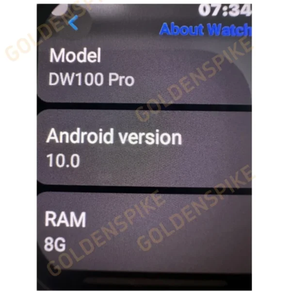 DW100 Pro Smartwatch Fingerprint Unlock control Smart Watch 256GB Storage ROM Free Download App WIFI GPS WIFI 2.29inch Amoled - Image 6