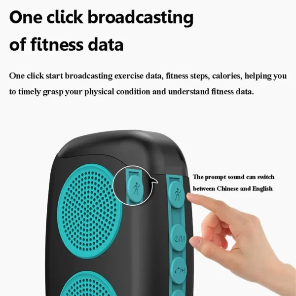 Mini Sports Bluetooth Speaker Portable Stereo Sound Loudspeaker Outdoor Walking MP3 Music Player with Microphone Support TF Card - Image 4