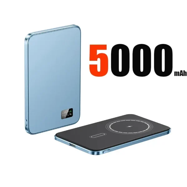 PD25W Thin Magnetic Wireless PowerBank 10000mAh Fast Charging Portable  Mobile Phone External Battery for IPhone Samsung Xiaomi - Image 10