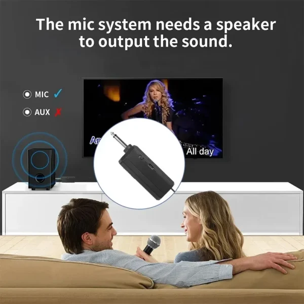 2.4G Wireless Handheld Microphone UHF Rechargeable Microphone Karaoke Multi-Microphone Kits For Live Party Church Show Meeting - Image 6