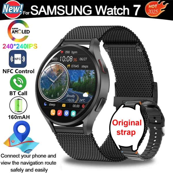 2025 For Galaxy Watch7 Classic Smartwatch Men GPS Sports Fitness Women's Health Waterproof Smart Watch With Buds 3 Pro Bluetooth - Image 13