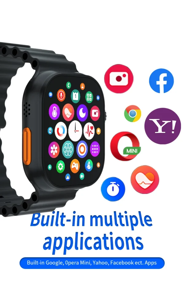 2025 K4G supprot SIM card 4G calling Smartwatch Dual Bluetooth Multifunctional AI assistant Sports Video Calling Smart Watch - Image 6