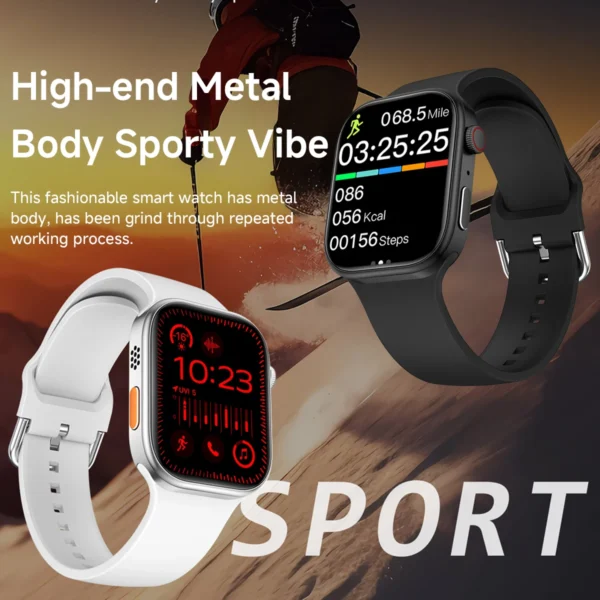 NEW Global Smartwatch For Apple Watch 1.83 Screen Multi Sport Mode Wireless Bluetooth Call Heart Rate Monitor For Men Women - Image 2