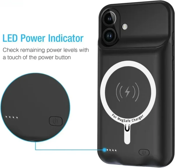 10000mah Magnetic Wireless Charger Power Bank for IPhone 16 Pro Max 12 13 14 Plus 15 Pro Max for Magsafe Power Case PowerBank - Image 2