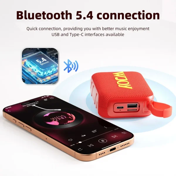 G04 Speakers Bluetooth 5.4 Subwoofer Supports tandem Portable Speaker Surround Hi-Fi Audio Wireless Soundbar for Home Theater - Image 4