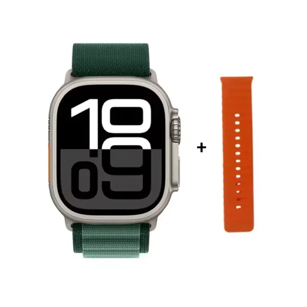 Original HK10 Ultra 3 MAX Smart Watch 4GB ROM AI ROBOT Network Sharing AMOLED NFC Compass GPS Smartwatch for ISO Android - Image 12
