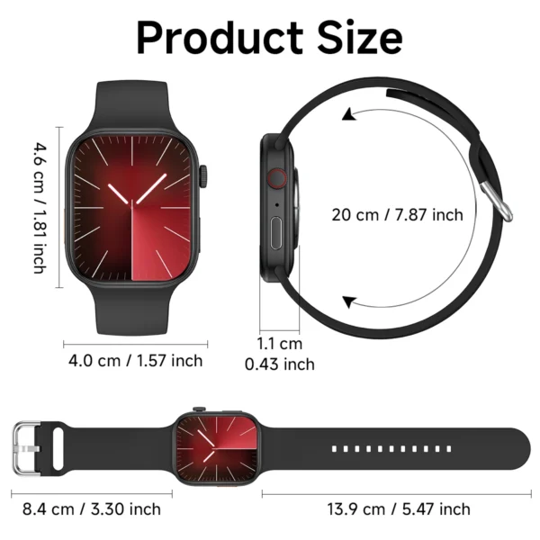 NEW Global Smartwatch For Apple Watch 1.83 Screen Multi Sport Mode Wireless Bluetooth Call Heart Rate Monitor For Men Women - Image 6