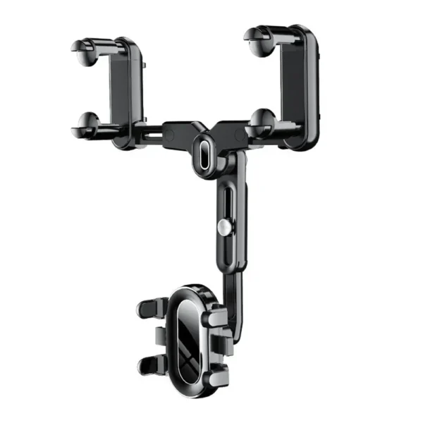 360° Rotation Adjustable Car Phone Holder Rearview Mirror Phone Holder Navigator Bracket Retractable For Universal Car Mobile - Image 7