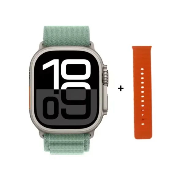 Original HK10 Ultra 3 MAX Smart Watch 4GB ROM AI ROBOT Network Sharing AMOLED NFC Compass GPS Smartwatch for ISO Android - Image 8