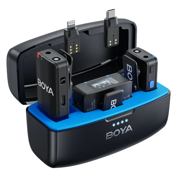 BOYA BOYAMIC Professional Wireless Lavalier Lapel Microphone for iPhone Android Camera Youtube Streaming Record Interview Vlogs - Image 8