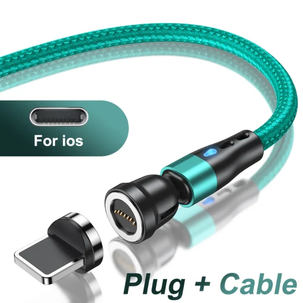 AUFU 5A Magnetic Fast Charging Cable USB Type C Cable For iPhone 15 Samsung Huawei Xiaomi Magnet Charger Wire Cord USB Cable 2M - Image 13