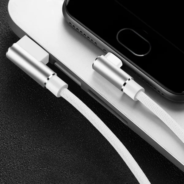 USB Type A To C Cable For Samsung S9 S10 S20 Plus Xiaomi mi Redmi Note 8 9 10 Phone USBC Data Charger Cord 90 Degree Right angle - Image 9