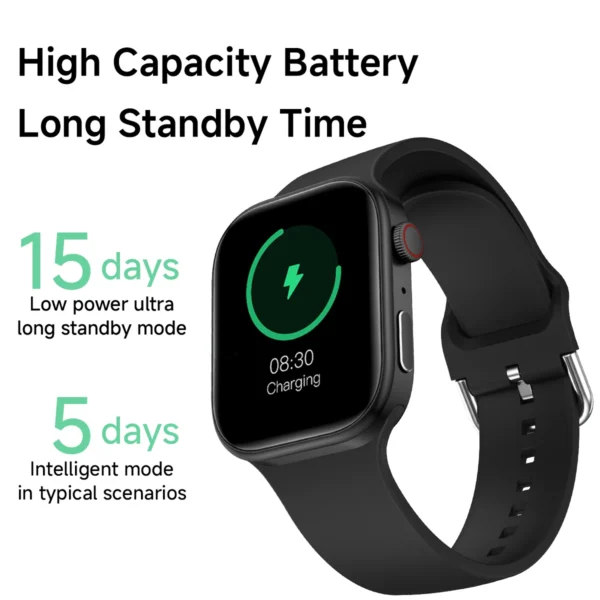 NEW Global Smartwatch For Apple Watch 1.83 Screen Multi Sport Mode Wireless Bluetooth Call Heart Rate Monitor For Men Women - Image 5