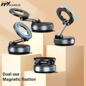 Magnetic Car Phone Holders Vacuum Suction Mobile Phone Vehicular Holder Rotate 360° Navigation Universal Stand For Cell Phone