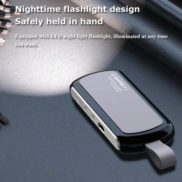 Bluetooth 5.2 Bone Conduction Speaker Under Pillow Noise Reduction Speaker Stereo Music Player with Flashlight Sleep Aid - Image 6