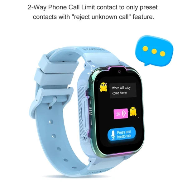 2025 NEW For Xiaomi GPS Children's Smart Watch 4G Track Video Call Camera SOS Waterproof Display Location LBS Tracker SmartWatch - Image 3