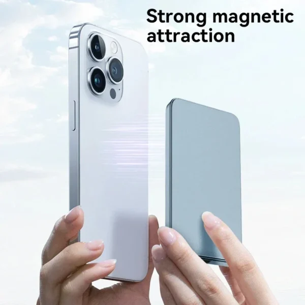 PD25W Thin Magnetic Wireless PowerBank 10000mAh Fast Charging Portable  Mobile Phone External Battery for IPhone Samsung Xiaomi - Image 2