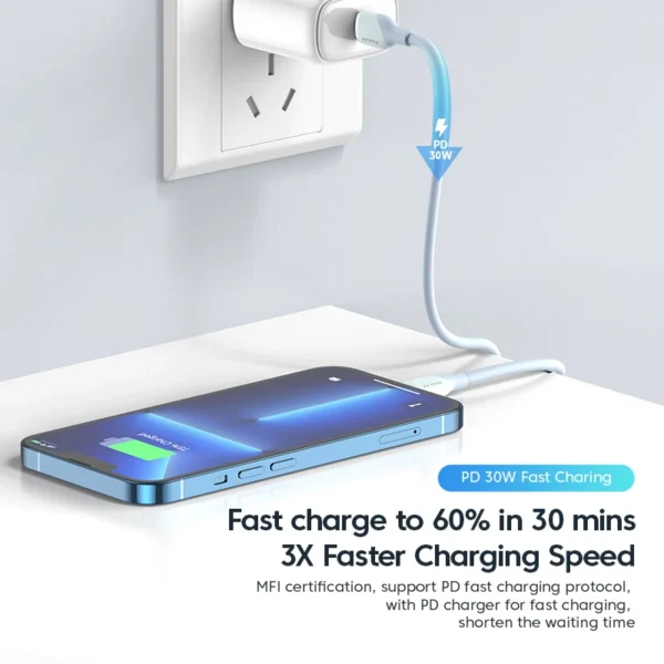 KUULAA USB C to Lightning MFi Cable for iPhone Fast Charging Cable PD 30W USB Type C For iPhone 14 13 12 11 Pro Max X XS XR 8 - Image 5