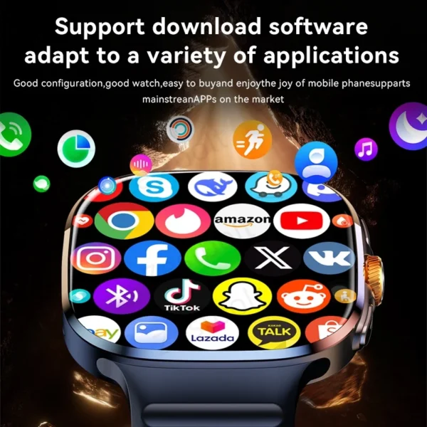 M99 Smartwatch With 190° Rotating Camera GPS Position WIFI Compass App Download Android 10.0 2.4inch Larger Screen Smart Watches - Image 5
