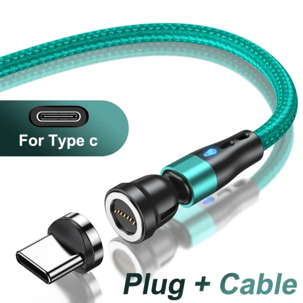 AUFU 5A Magnetic Fast Charging Cable USB Type C Cable For iPhone 15 Samsung Huawei Xiaomi Magnet Charger Wire Cord USB Cable 2M - Image 22