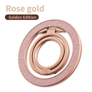 Mobile Phone Strong Magnetic Holder for Magsafe Double-sided Magnet Stand Portable Folding Ring Bracket for Xiaomi iPhone 14 15