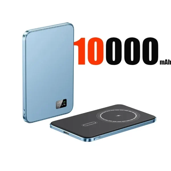 PD25W Thin Magnetic Wireless PowerBank 10000mAh Fast Charging Portable  Mobile Phone External Battery for IPhone Samsung Xiaomi - Image 14