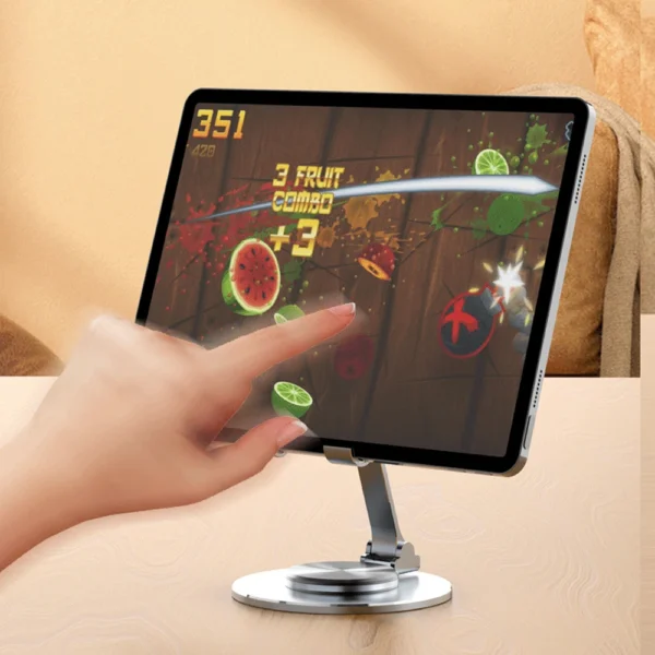 360° Rotate Metal Desk Mobile Phone Holder Stand For iPhone Xiaomi iPad Adjustable Desktop Tablet Table Cell Phone Stand - Image 4