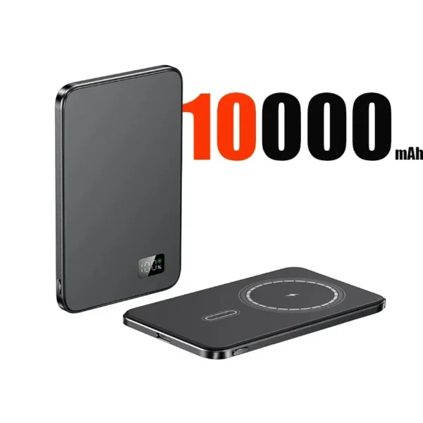 PD25W Thin Magnetic Wireless PowerBank 10000mAh Fast Charging Portable  Mobile Phone External Battery for IPhone Samsung Xiaomi - Image 12