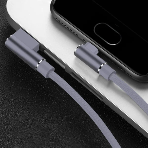 USB Type A To C Cable For Samsung S9 S10 S20 Plus Xiaomi mi Redmi Note 8 9 10 Phone USBC Data Charger Cord 90 Degree Right angle - Image 7