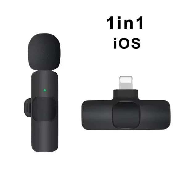 Wireless Lavalier Microphone Portable Audio Video Recording Mini Mic for iPhone Android Live Broadcast Gaming Phone Mic - Image 12