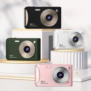 2025 New 4K Digital Camera Retro CCD Portable Card Camera Entry-level Camera Dual Camera Flash 96 Million Pixels Auto Focus