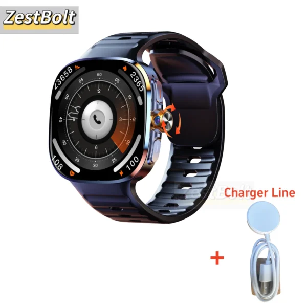 M99 Smartwatch With 190° Rotating Camera GPS Position WIFI Compass App Download Android 10.0 2.4inch Larger Screen Smart Watches - Image 10