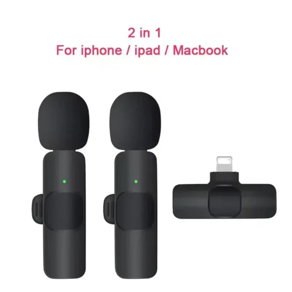 New Wireless Lavalier Microphone Portable Audio Video Recording Mini Microphone for Phone Android PC Camera Live Gaming - Image 7