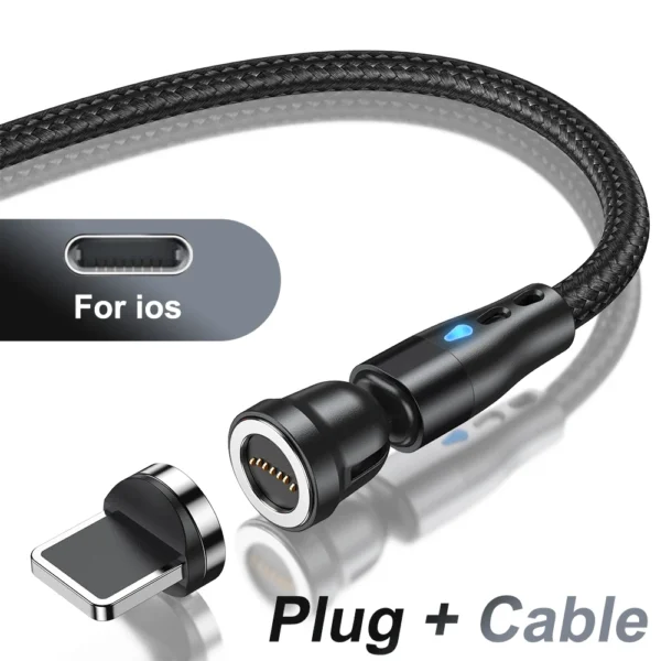 AUFU 5A Magnetic Fast Charging Cable USB Type C Cable For iPhone 15 Samsung Huawei Xiaomi Magnet Charger Wire Cord USB Cable 2M - Image 8