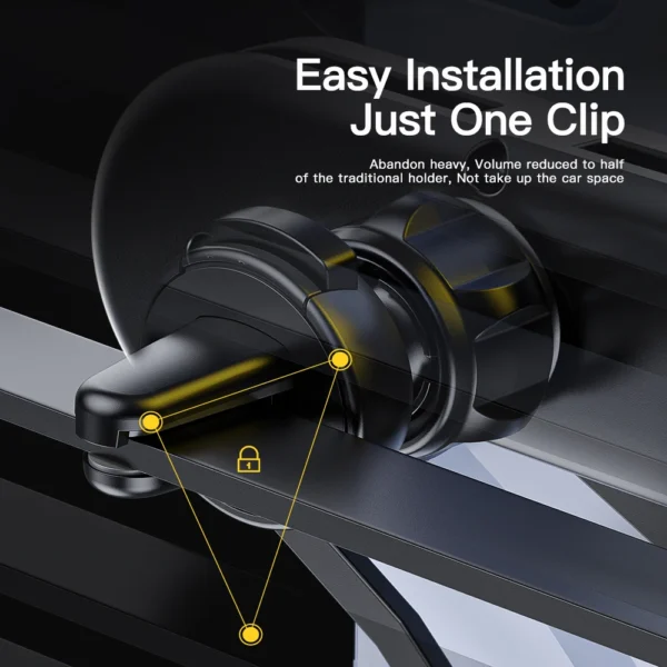 Essager Gravity Car Phone Holder Air Vent Clip Mount Stand GPS SmartPhone Support For iPhone 13 12 Pro Max Xiaomi Huawei Samsung - Image 6